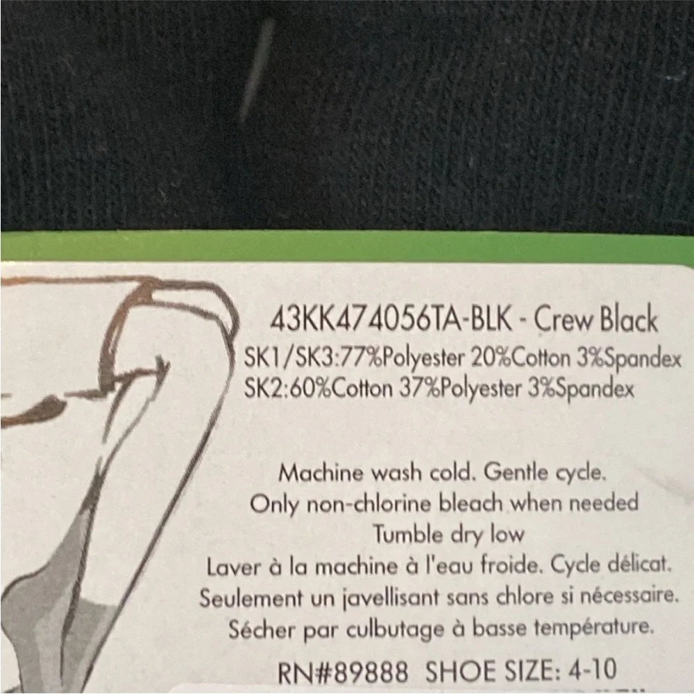 NWT Kate Spade 3 Pk of Crew Socks